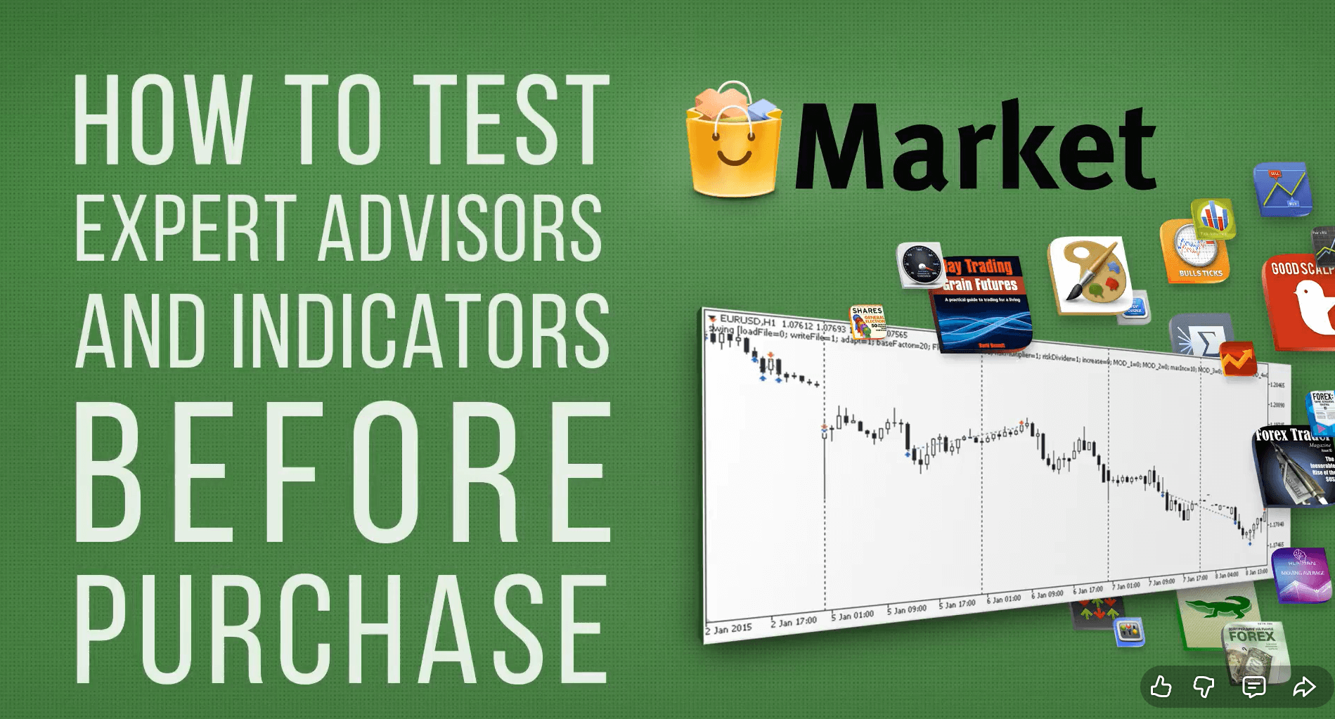 Cómo probar Expert Advisors e indicadores antes de comprarlos